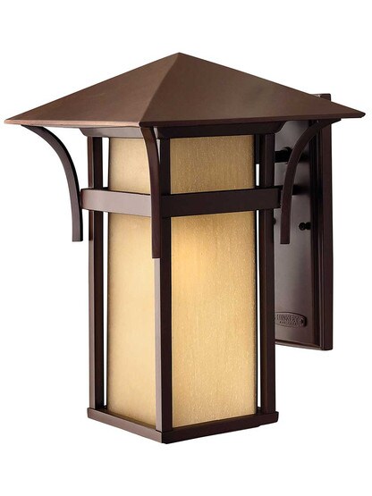 Harbor Large Entry Wall Sconce in Anchor Bronze.
